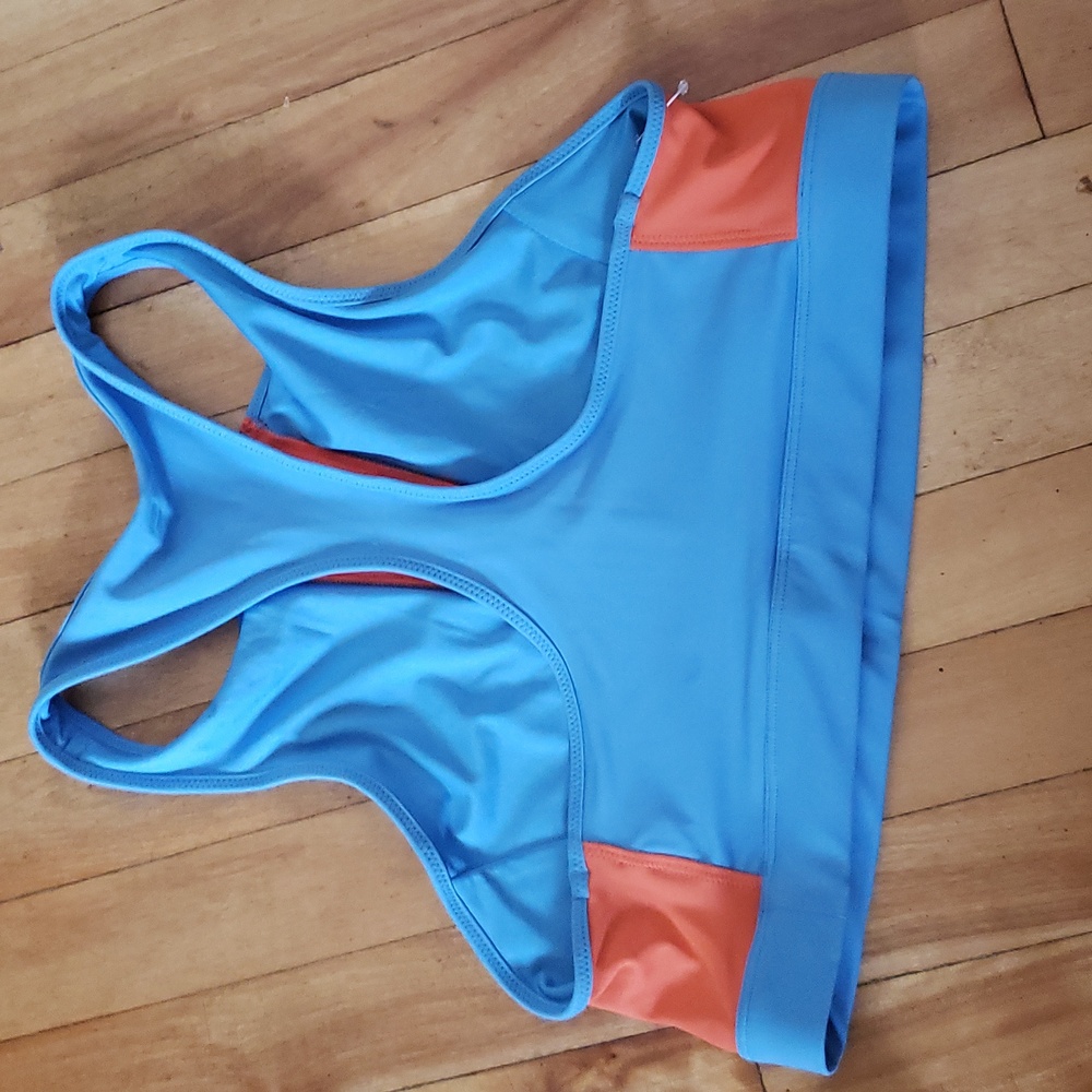 🏷FABLETICS HR Short & Racerback SWIM Set - Colorblock Size L - Picture 13 of 16
